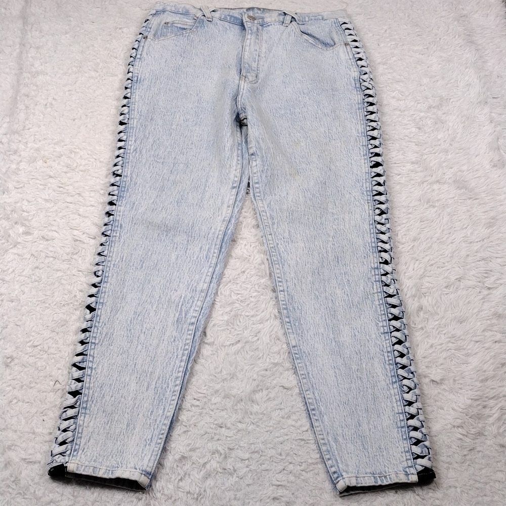 Wear Your Body Daily Jeans 80's Five Pocket High Rise Stonewash Tapered Leg Jean - Picture 2 of 15